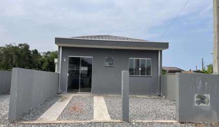 Casa com 3 dormitórios à venda, 58 m² por R$260.000,00 - Cambiju - Itapoá/SC