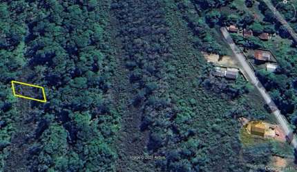 Terreno para investimento, aproximadamente 100 metros para chegar a rua, à venda, 375 m² (15X30,10), com entrada de R$5.000,00 – Balneário Rosa Dos Ventos - Itapoá/Sc.
