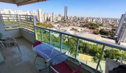 Excelente Flat no Easy Life com vista para o Parque Vaca Brava - Setor Bueno.