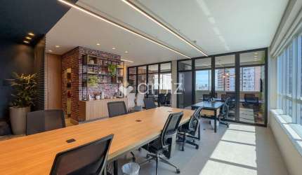 Sala comercial mobiliada, 74,00m² - Euro Working Concept - Setor Oeste