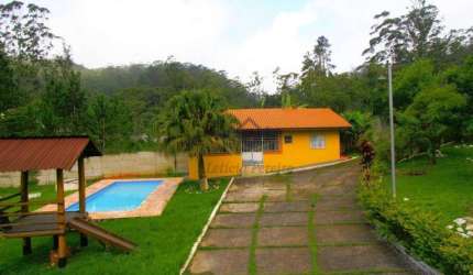 Chácara com 2 dormitórios à venda, 4250 m² por R$ 800.000,00 - Sítio Casa Vermelha (Ouro Fino Paulista) - Ribeirão Pires/SP