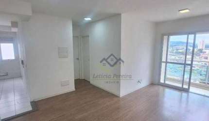 Apartamento com 1 dormitório para alugar, 62 m² por R$ 4.607/mês - Bethaville I - Barueri/SP
