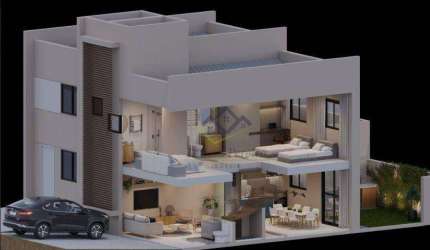 Sobrado com 3 dormitórios à venda, 83 m² por R$ 609.465,00 - Vila Oliveira - Mogi das Cruzes/SP