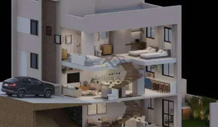 Sobrado com 3 dormitórios à venda, 108 m² por R$ 761.280,00 - Vila Oliveira - Mogi das Cruzes/SP