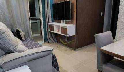 Apartamento com 2 quartos para alugar, 52 m² por R$ 2.726/mês - Caxangá - Suzano/SP