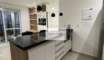 Studio com 1 dormitório para alugar, 38 m² por R$ 3.345,23/mês - Maia - Guarulhos/SP