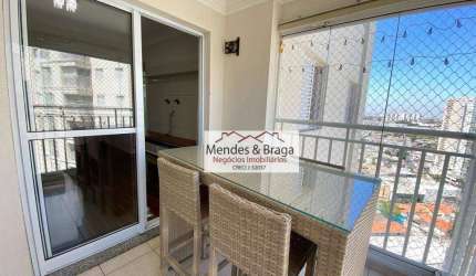 Apartamento com 3 dormitórios à venda, 75 m² por R$ 680.000,00 - Vila Augusta - Guarulhos/SP