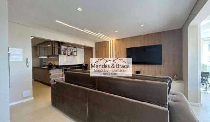 Apartamento com 3 dormitórios à venda, 110 m² por R$ 1.378.000,00 - Vila Augusta - Guarulhos/SP