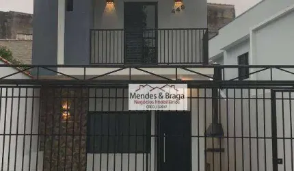 Sobrado com 3 dormitórios à venda, 102 m² por R$ 759.000,00 - Jardim do Triunfo - Guarulhos/SP