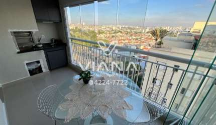 Apartamento à venda Bairro Mauá com 2 suítes e 2 vagas sacada gourmet e lazer