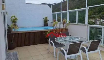 Cobertura com 3 dormitórios à venda, 190 m² por R$ 1.150.000,00 - Itaipu - Niterói/RJ