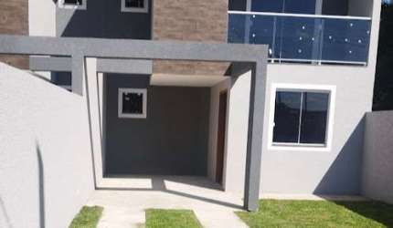 Casa com 3 quartos à venda na Rua João Ribeiro Camargo, 286, Campo Pequeno, Colombo, 104 m2 por R$ 500.000