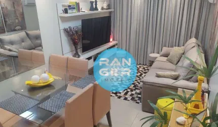 Apartamento com 2 dormitórios à venda, 74 m² por R$ 448.000,00 - Campo Grande - Santos/SP