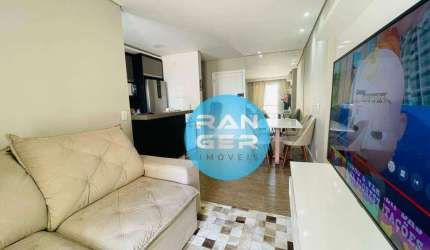 Apartamento com 2 dormitórios à venda, 64 m² por R$ 630.000 - Marapé - Santos/SP