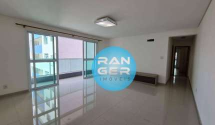 Apartamento 120m² em Santos alto padrão com  duas suites  100 m da praia