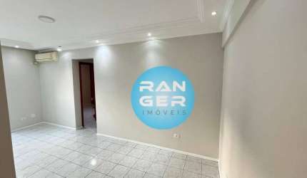 Apartamento com 2 dormitórios à venda, 89 m² por R$ 400.000,00 - Estuário - Santos/SP