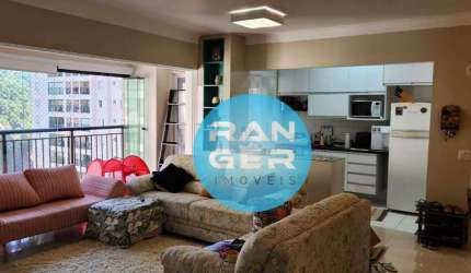 Apto em Santos com três quartos e lazer completo