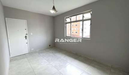 Apartamento 2 dormitórios, 1 vaga de garagem - Rua João Caetano - Marapé Santos