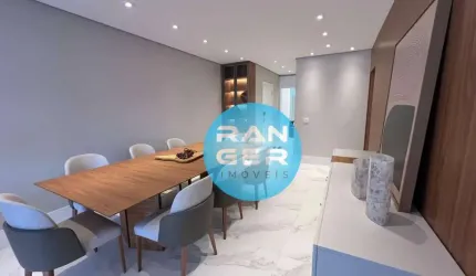 Apartamento mobiliado 3 dormitórios, 2 suítes à venda  - Pompéia - Santos/SP