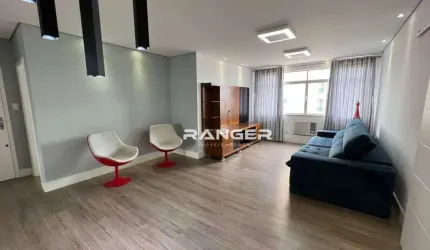 Apartamento com 3 dormitórios para alugar, 136 m² por R$ 7.200,00/mês - Pompéia - Santos/SP