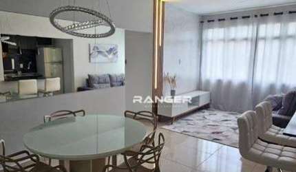 Apartamento com 2 dormitórios para alugar, 86 m² por R$ 5.000,00/mês - Boqueirão - Santos/SP