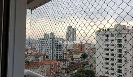 Apartamento com 2 dormitórios para alugar, 58 m² por R$ 4.500,00/mês - Pompéia - Santos/SP