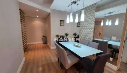 Apartamento com 3 dormitórios à venda, 104 m² por R$ 690.000,00 - Marapé - Santos/SP