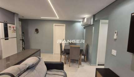 Apartamento com 2 dormitórios à venda, 63 m² por R$ 690.000,00 - Marapé - Santos/SP