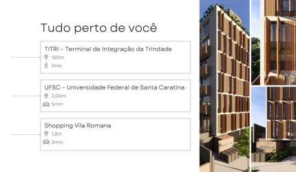 Apartamento para Venda em Florianópolis, Trindade, 1 dormitório, 1 banheiro
