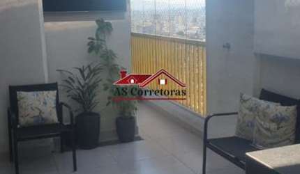 Penthouse  à venda em Osasco-SP, Bela Vista: 3 quartos, 2 suítes, 2 salas, 3 banheiros, 2 vagas de garagem, 80,41 m²!