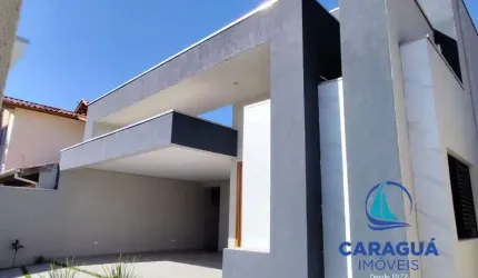 Casa nova e moderna, Pontal Santa Marina, Caraguatatuba, 3 dormitórios, 1 suíte