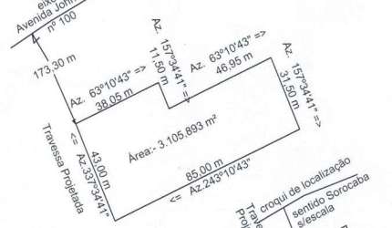 Área à venda, 3105 m² por R$ 1.500.000 - Iporanga Eden - Sorocaba/SP