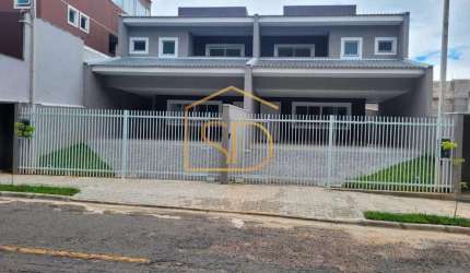 Excelente Sobrado Novo com 3 suítes, 300m² de terreno, à venda em São José dos Pinhais, Aristocrata