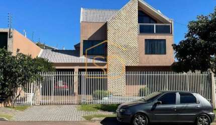 Moderno Sobrado Triplex com 4 quartos 1 suíte máster , 304,58m², à venda em São José dos Pinhais, Aristocrata