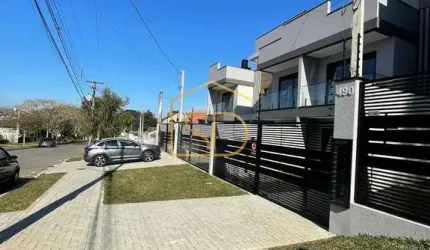 Espetacular Sobrado Alto Padrão de esquina com 3 suites, Ático e Varanda Gourmet, 225m², à venda em Curitiba, Água Verde