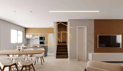 Sobrado à venda, no Brisas de São Gabriel II,  em São José dos Pinhais, Cruzeiro, com 3 quartos, 117m²