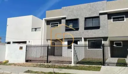 Sobrado Novo - Ultima Unidade com 3 quartos 1 suíte, à venda em São José dos Pinhais, Cruzeiro