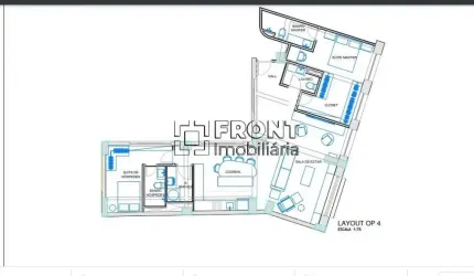 Apartamento com 2 quartos à venda na Rua Basílio da Gama, 177, República, São Paulo por R$ 315.000