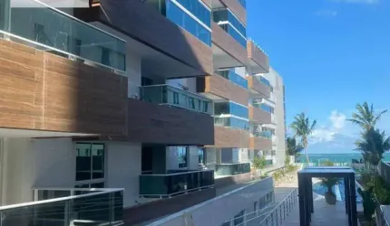 Apartamento pé na areia com 2 dormitórios à venda, 71 m² por R$ 934.500 - Ponta de Campina - Cabedelo/PB