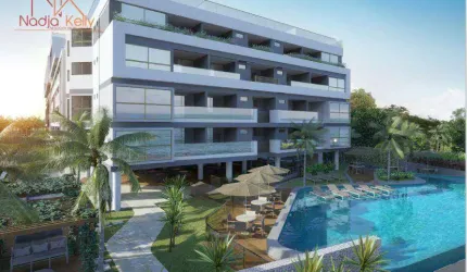 Apartamento com 2 dormitórios à venda, 76 m² por R$ 1.750.502,91 - Ponta de Campina - Cabedelo/PB