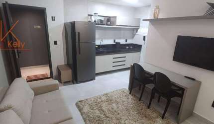 Apartamento com 1 dormitório para alugar, 33 m² por R$ 3.000,02/mês - Tambaú - João Pessoa/PB