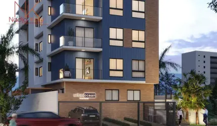 Apartamentos de 34m² com 1 quarto a 50m. da praia a venda por R$ 372.767 - Intermares - Cabedelo/PB