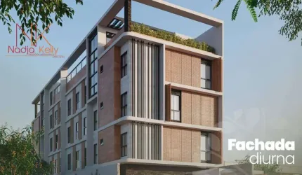 Apartamento térreo com 56m² com 3 quartos e área privativa a venda por R$ 470.475 - Jardim Oceania - João Pessoa/PB