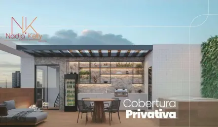 Cobertura de 71m² com 3 quartos, área privativa a venda por R$ 767.572 - Jardim Oceania - João Pessoa/PB
