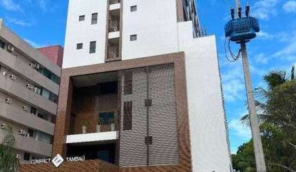 Apartamento com 1 dormitório para alugar, 24 m² por R$ 3.000,00/mês - Tambaú - João Pessoa/PB
