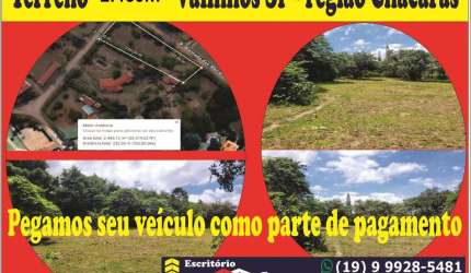 Terreno Venda em Valinhos, Parque Valinhos, 2.460m², Excelente R$ 350.000,00 Aceita Seu Veículo, Financiamento Bancário