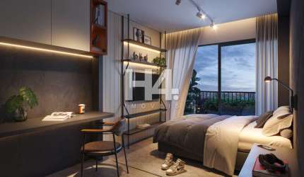 Kitnet / Stúdio à venda na Rua Atílio Bório, Cristo Rei, Curitiba, 22 m2 por R$ 221.100