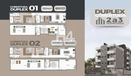 Apartamento com 2 quartos à venda na Rua das Guianas, Centro, Pinhais, 61 m2 por R$ 380.000
