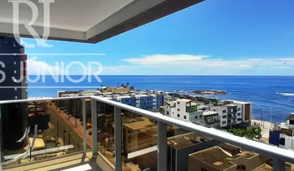 Frente Mar com estrutura de lazer e segurança.