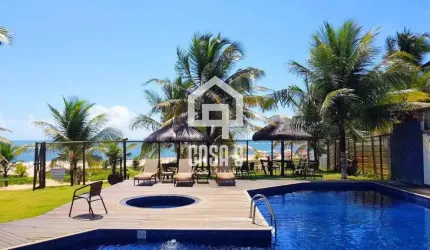 Apartamento Duplex em condomínio pé na areia Itacimirim Bahia